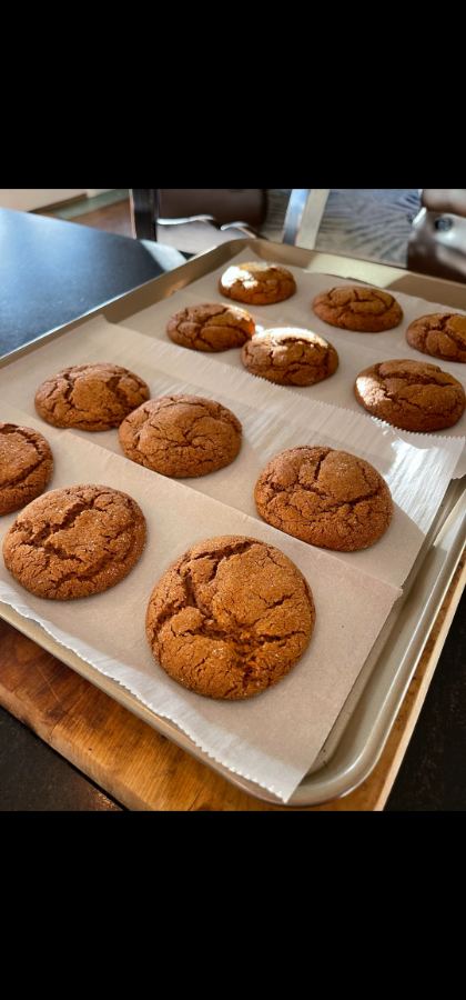 Ginger Molasses cookies